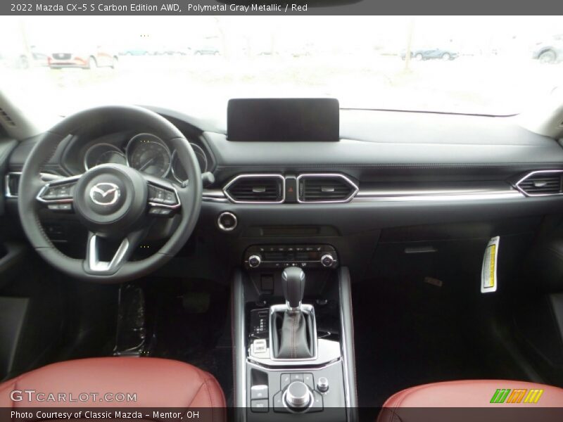 Polymetal Gray Metallic / Red 2022 Mazda CX-5 S Carbon Edition AWD