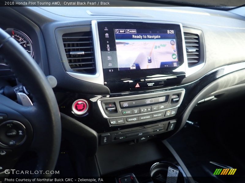 Crystal Black Pearl / Black 2018 Honda Pilot Touring AWD