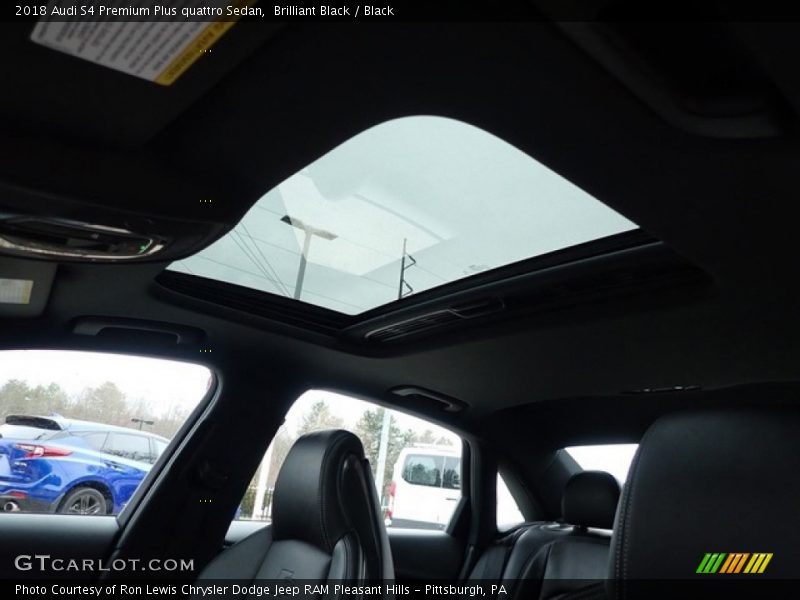 Brilliant Black / Black 2018 Audi S4 Premium Plus quattro Sedan