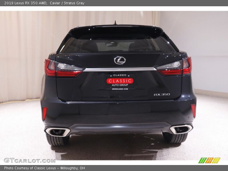 Caviar / Stratus Gray 2019 Lexus RX 350 AWD