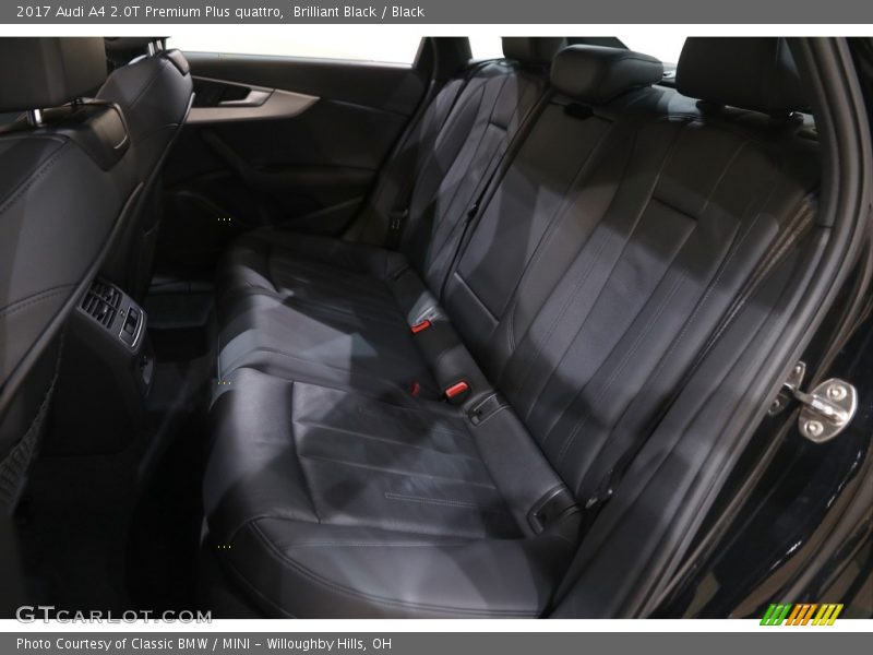 Rear Seat of 2017 A4 2.0T Premium Plus quattro