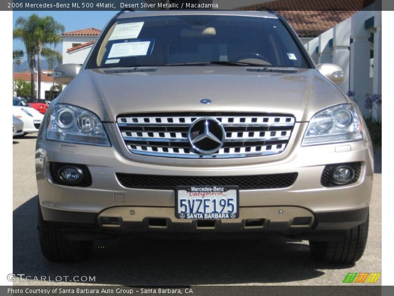 Desert Silver Metallic / Macadamia 2006 Mercedes-Benz ML 500 4Matic