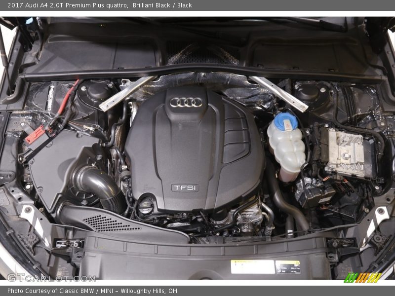  2017 A4 2.0T Premium Plus quattro Engine - 2.0 Liter TFSI Turbocharged DOHC 16-Valve VVT 4 Cylinder