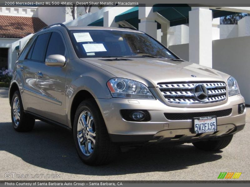 Desert Silver Metallic / Macadamia 2006 Mercedes-Benz ML 500 4Matic