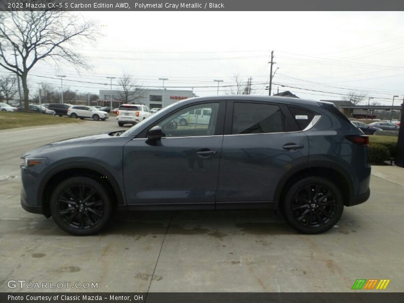 Polymetal Gray Metallic / Black 2022 Mazda CX-5 S Carbon Edition AWD