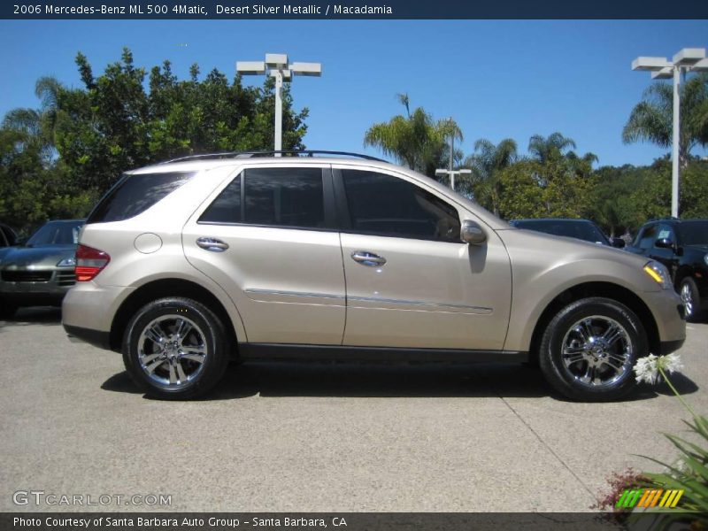 Desert Silver Metallic / Macadamia 2006 Mercedes-Benz ML 500 4Matic