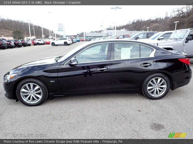  2016 Q50 3.0t AWD Black Obsidian