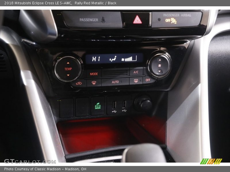 Controls of 2018 Eclipse Cross LE S-AWC