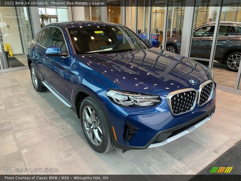 Phytonic Blue Metallic / Cognac 2022 BMW X4 xDrive30i