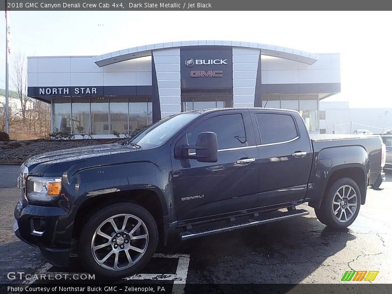 Dark Slate Metallic / Jet Black 2018 GMC Canyon Denali Crew Cab 4x4