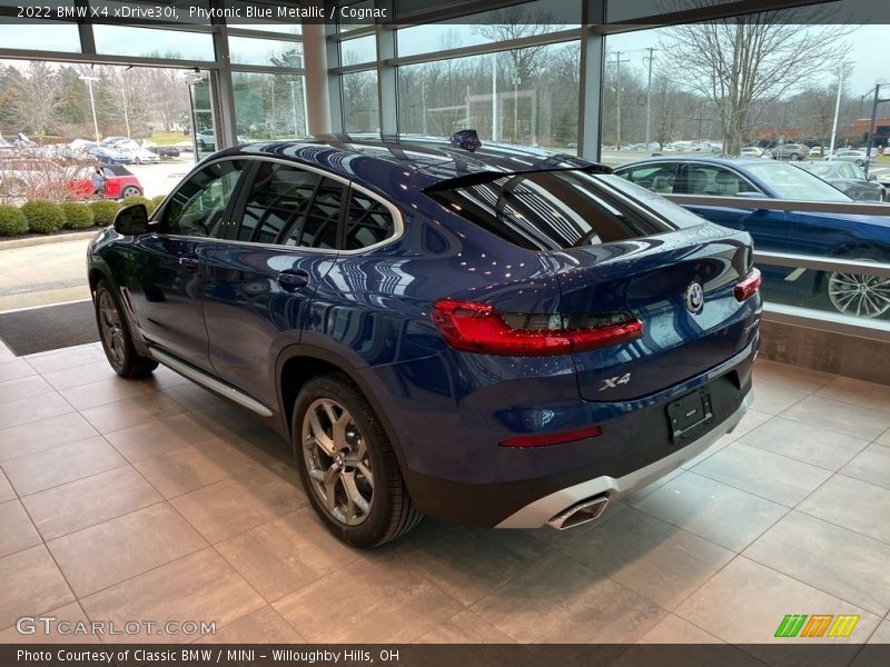 Phytonic Blue Metallic / Cognac 2022 BMW X4 xDrive30i