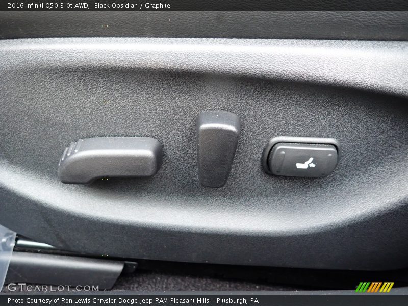Black Obsidian / Graphite 2016 Infiniti Q50 3.0t AWD