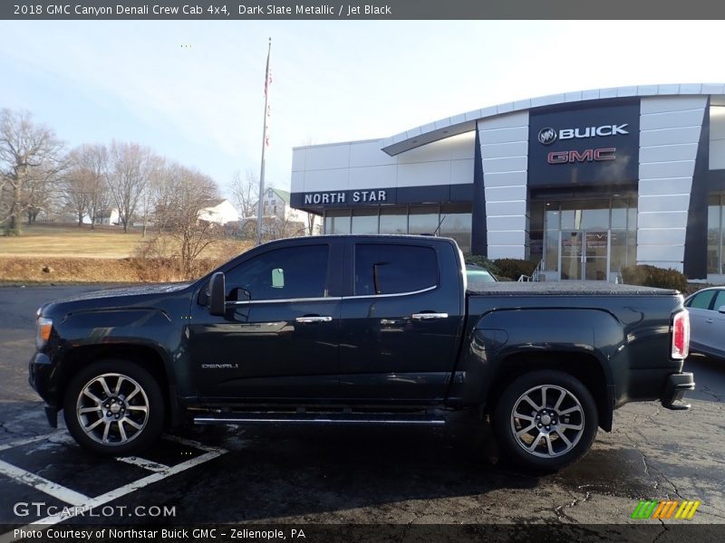 Dark Slate Metallic / Jet Black 2018 GMC Canyon Denali Crew Cab 4x4