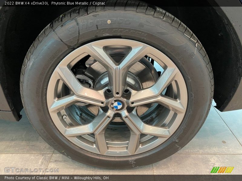 Phytonic Blue Metallic / Cognac 2022 BMW X4 xDrive30i