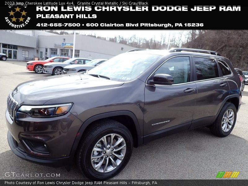Granite Crystal Metallic / Ski Gray/Black 2022 Jeep Cherokee Latitude Lux 4x4