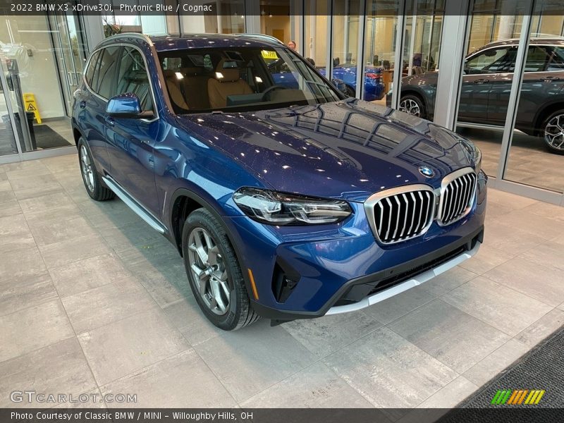 Phytonic Blue / Cognac 2022 BMW X3 xDrive30i