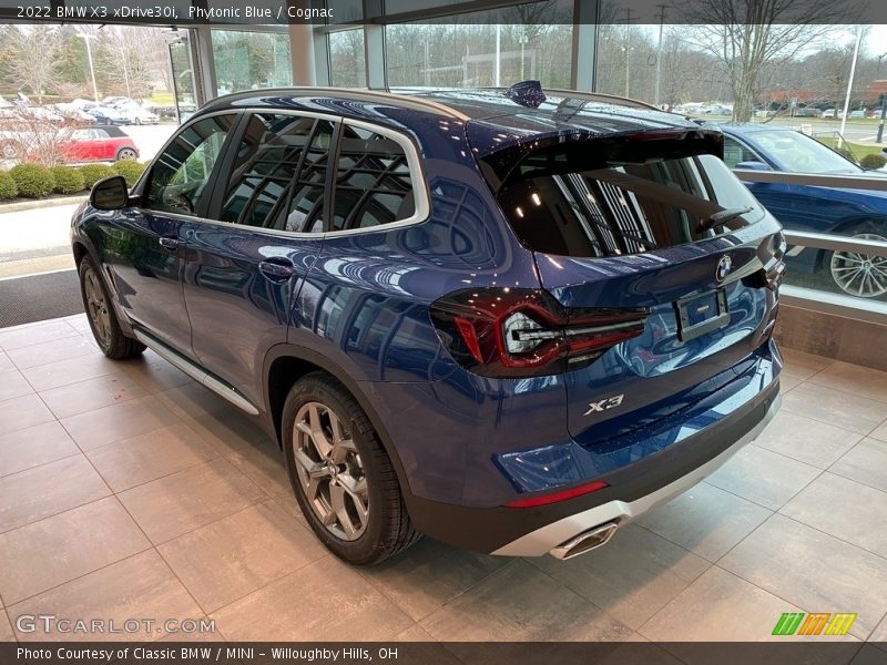 Phytonic Blue / Cognac 2022 BMW X3 xDrive30i