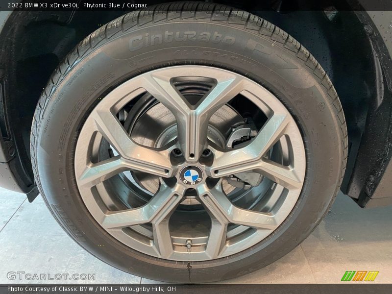Phytonic Blue / Cognac 2022 BMW X3 xDrive30i