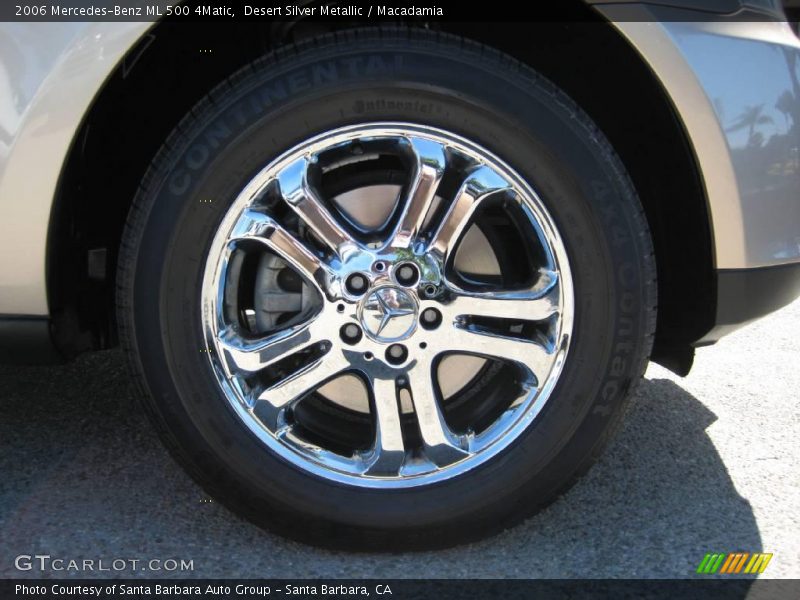 Desert Silver Metallic / Macadamia 2006 Mercedes-Benz ML 500 4Matic