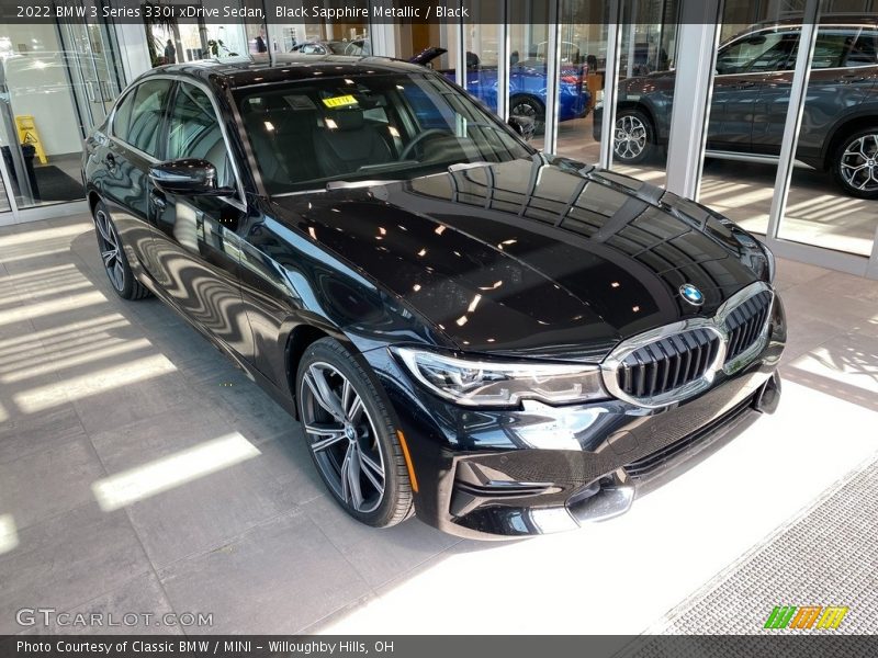 Black Sapphire Metallic / Black 2022 BMW 3 Series 330i xDrive Sedan
