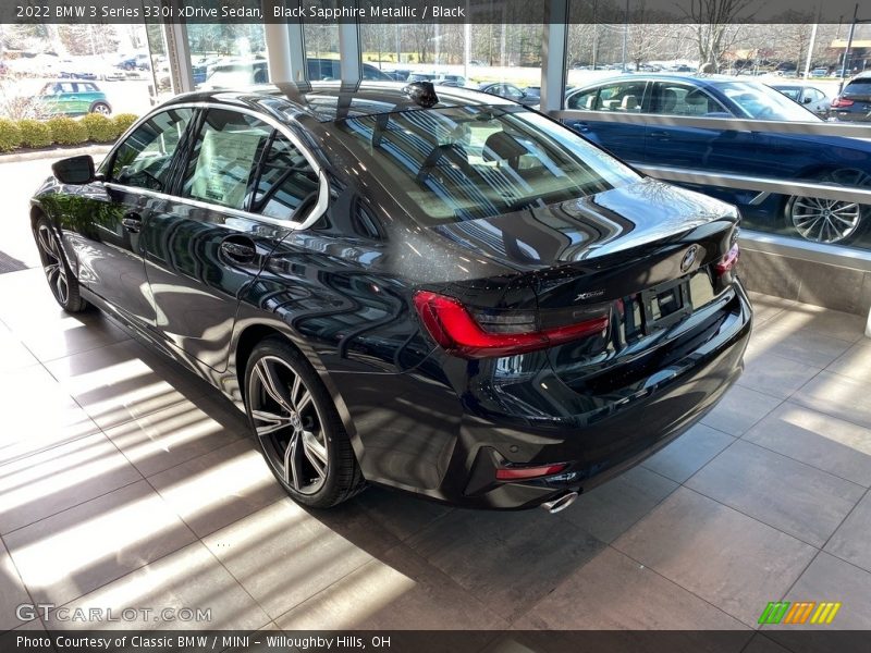 Black Sapphire Metallic / Black 2022 BMW 3 Series 330i xDrive Sedan
