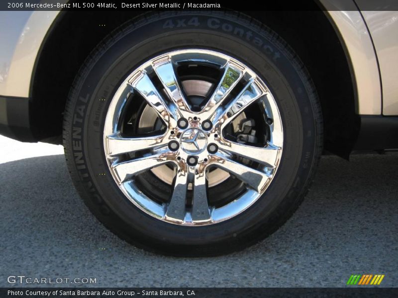 Desert Silver Metallic / Macadamia 2006 Mercedes-Benz ML 500 4Matic