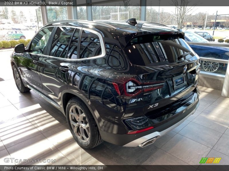 Black / Cognac 2022 BMW X3 xDrive30i