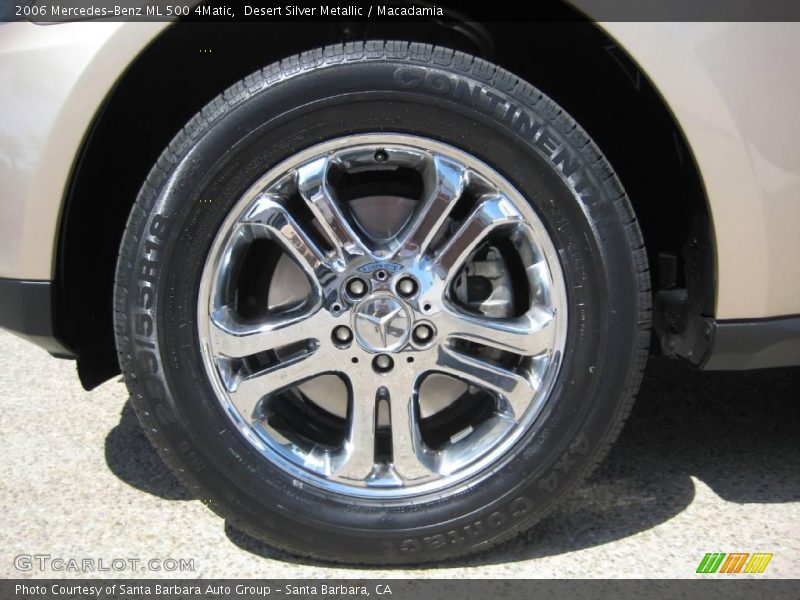 Desert Silver Metallic / Macadamia 2006 Mercedes-Benz ML 500 4Matic