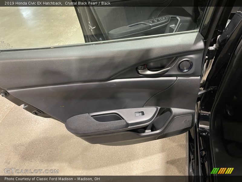 Crystal Black Pearl / Black 2019 Honda Civic EX Hatchback