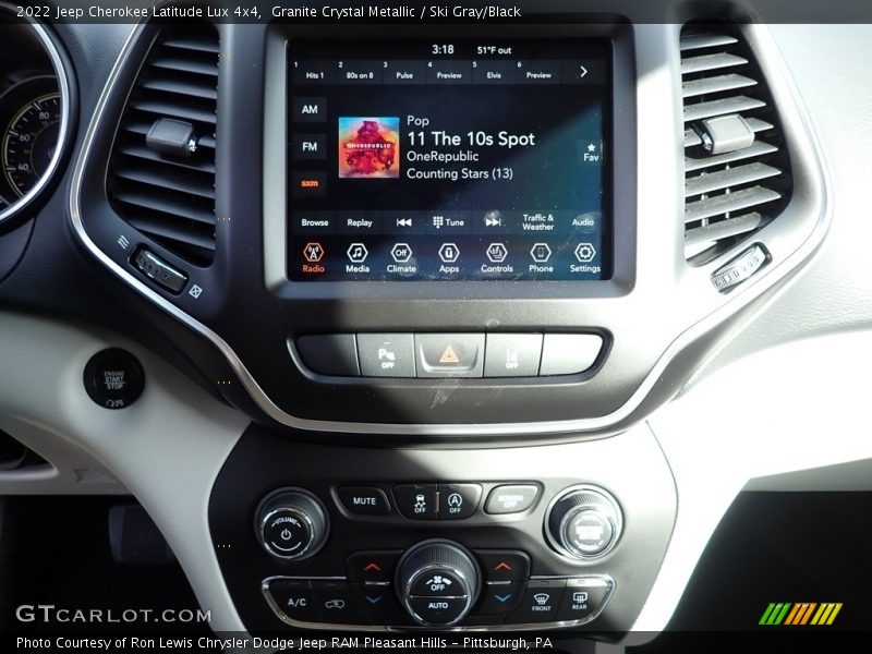 Granite Crystal Metallic / Ski Gray/Black 2022 Jeep Cherokee Latitude Lux 4x4