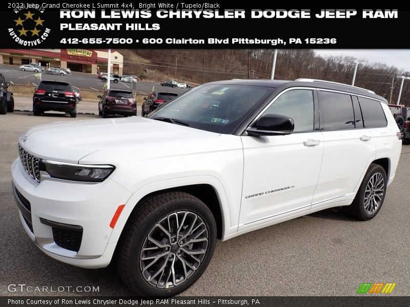 Bright White / Tupelo/Black 2022 Jeep Grand Cherokee L Summit 4x4