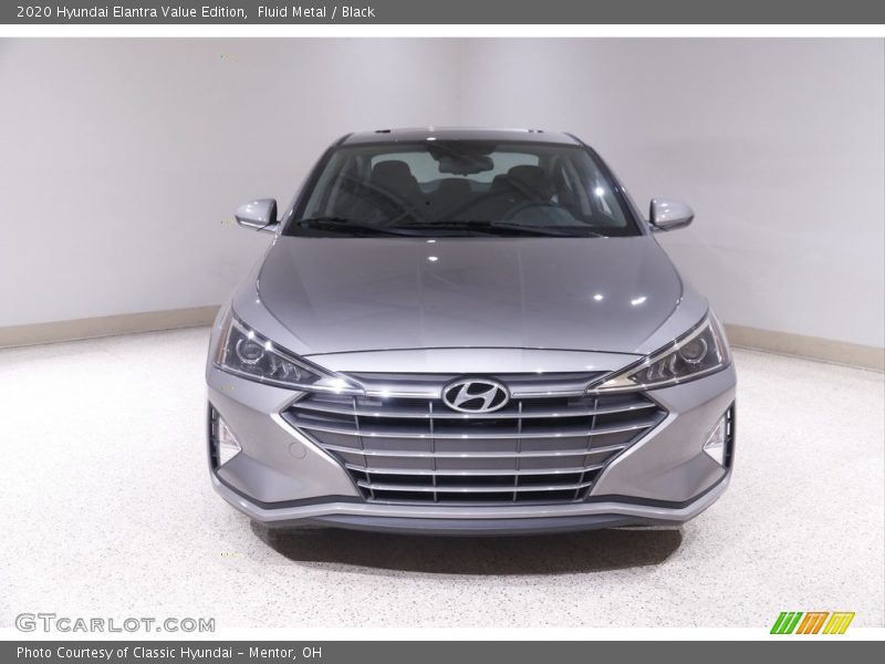 Fluid Metal / Black 2020 Hyundai Elantra Value Edition