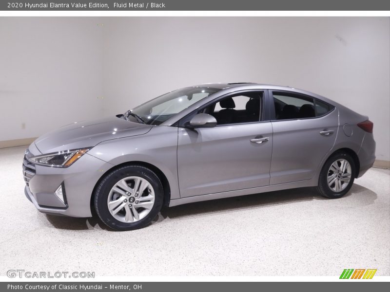 Fluid Metal / Black 2020 Hyundai Elantra Value Edition