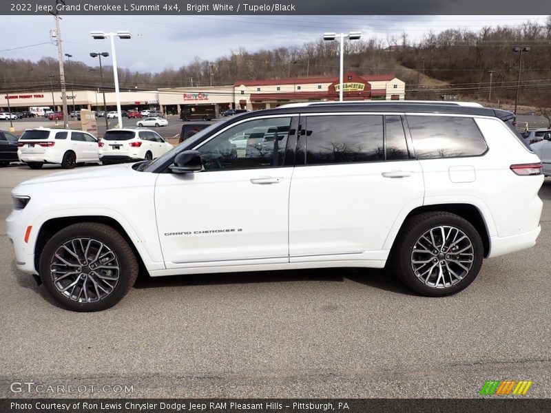 Bright White / Tupelo/Black 2022 Jeep Grand Cherokee L Summit 4x4