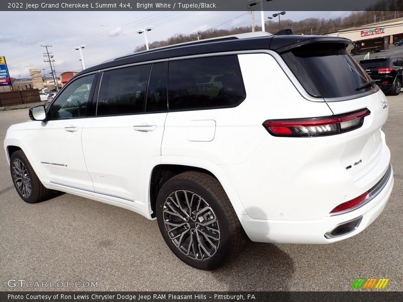 Bright White / Tupelo/Black 2022 Jeep Grand Cherokee L Summit 4x4