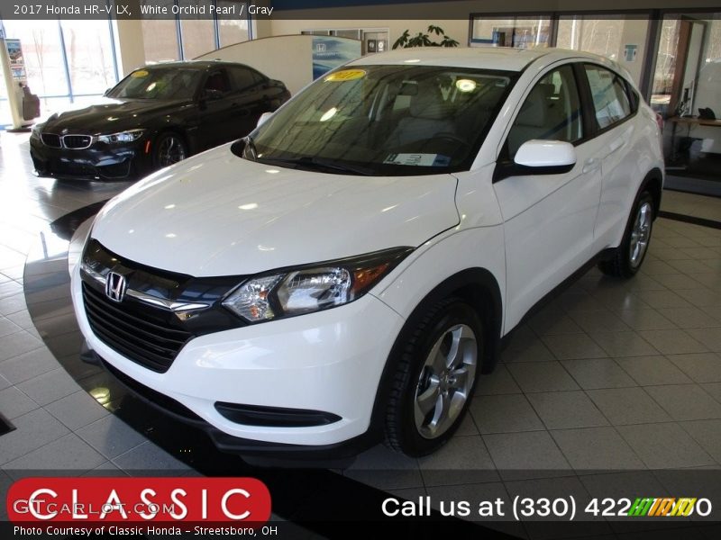 White Orchid Pearl / Gray 2017 Honda HR-V LX