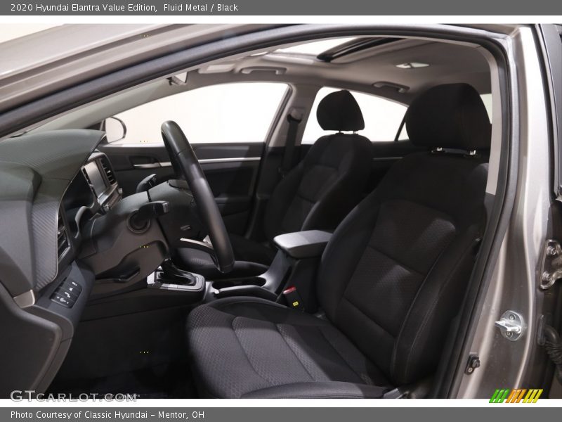 Fluid Metal / Black 2020 Hyundai Elantra Value Edition