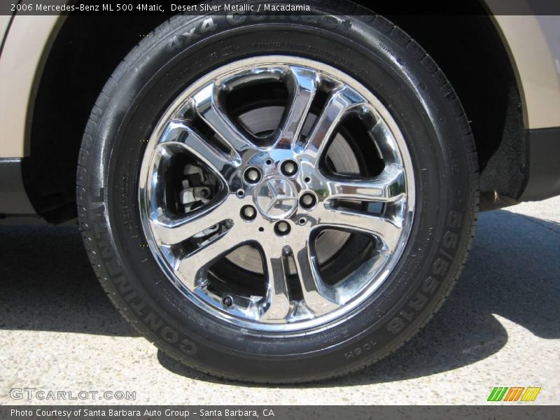 Desert Silver Metallic / Macadamia 2006 Mercedes-Benz ML 500 4Matic