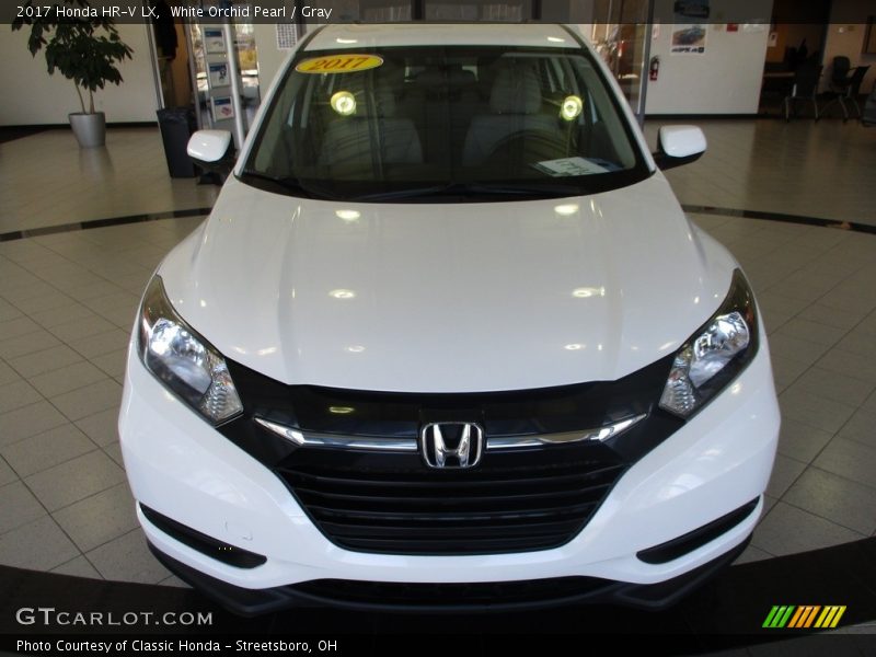 White Orchid Pearl / Gray 2017 Honda HR-V LX
