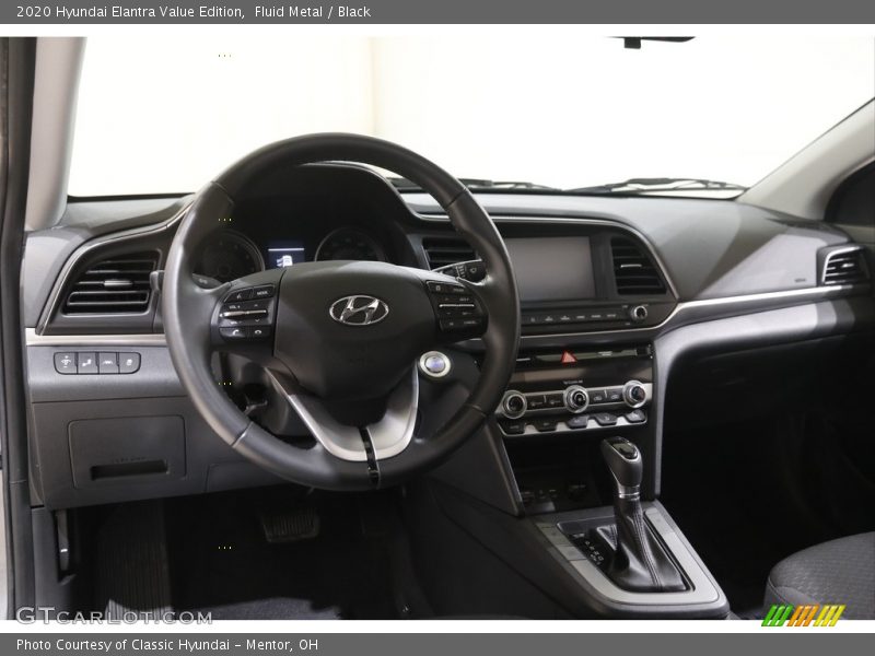 Fluid Metal / Black 2020 Hyundai Elantra Value Edition