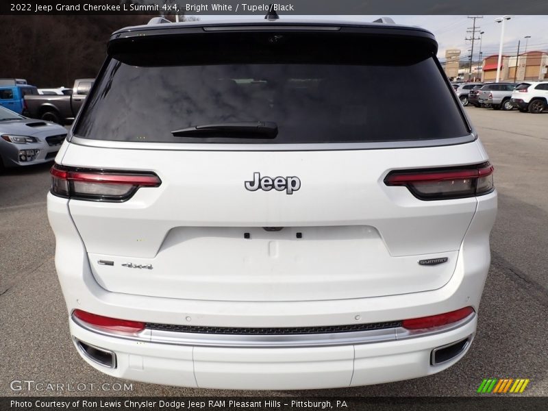 Bright White / Tupelo/Black 2022 Jeep Grand Cherokee L Summit 4x4