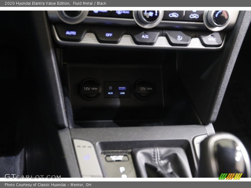 Fluid Metal / Black 2020 Hyundai Elantra Value Edition