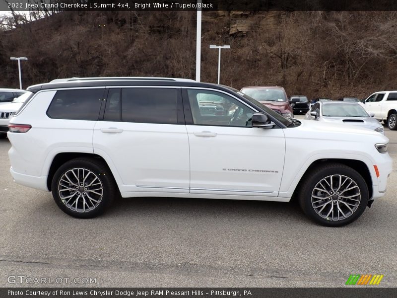 Bright White / Tupelo/Black 2022 Jeep Grand Cherokee L Summit 4x4