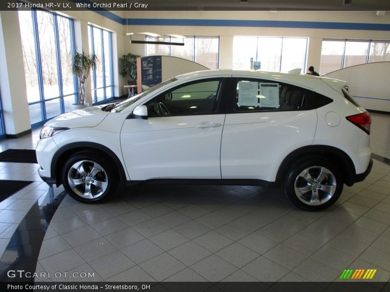 White Orchid Pearl / Gray 2017 Honda HR-V LX