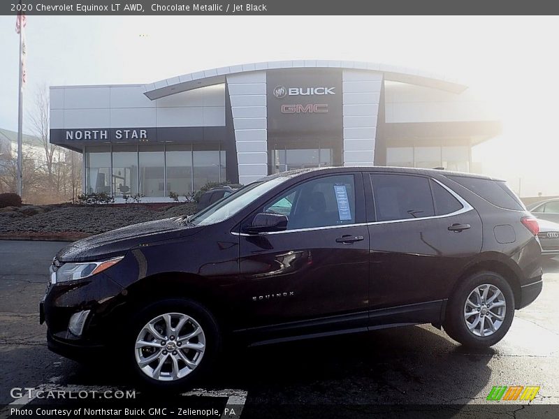 Chocolate Metallic / Jet Black 2020 Chevrolet Equinox LT AWD