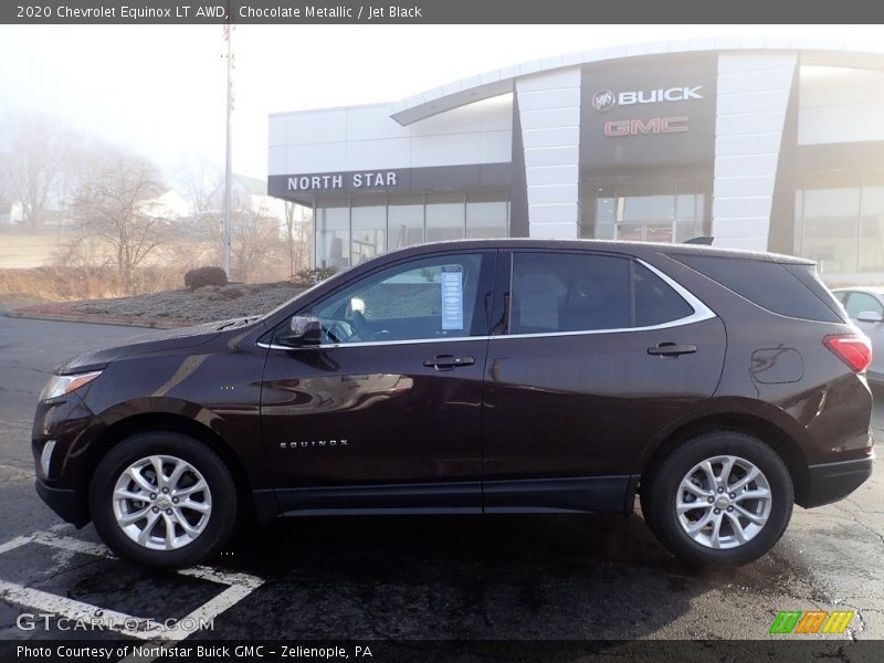 Chocolate Metallic / Jet Black 2020 Chevrolet Equinox LT AWD