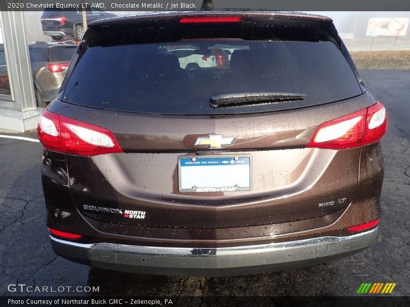 Chocolate Metallic / Jet Black 2020 Chevrolet Equinox LT AWD