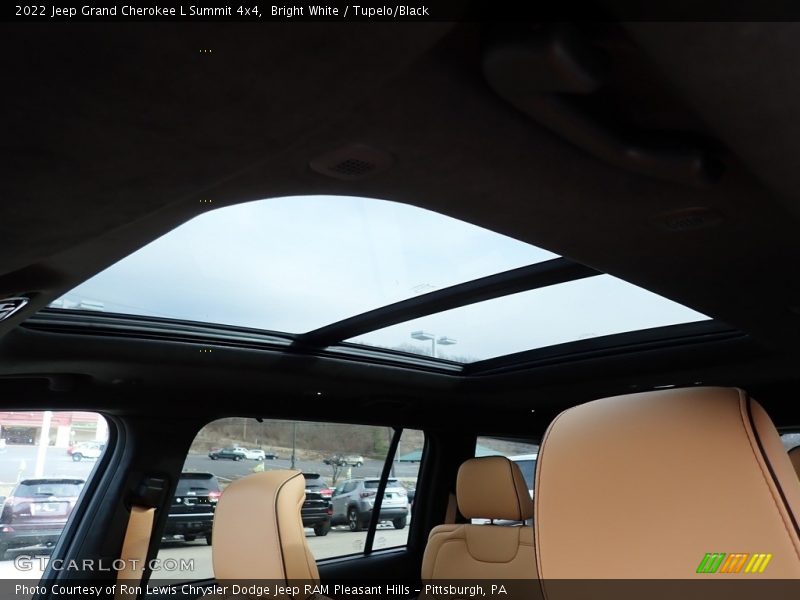 Sunroof of 2022 Grand Cherokee L Summit 4x4