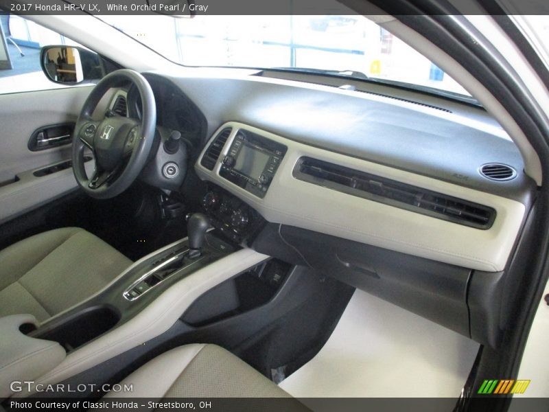 White Orchid Pearl / Gray 2017 Honda HR-V LX