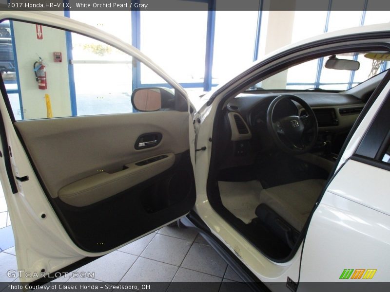 White Orchid Pearl / Gray 2017 Honda HR-V LX